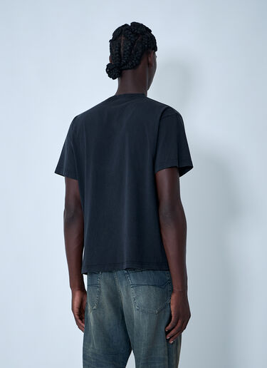 Text Motif T-Shirt Balenciaga Text Motif T-Shirt Black bal0162005
