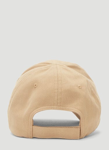 Logo Motif Baseball Cap Balenciaga Logo Motif Baseball Cap Beige bal0243098