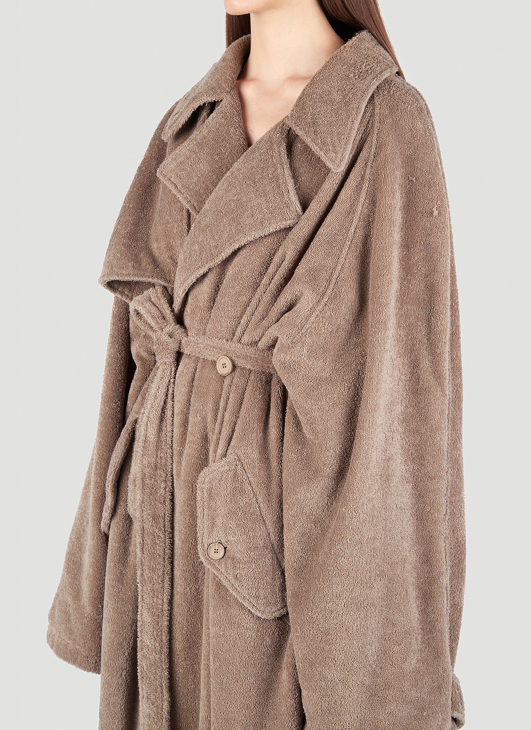【送料&関税込】Balenciaga Towel Trench Balenciaga Towel Trench Coat in Beige | LN-CC
