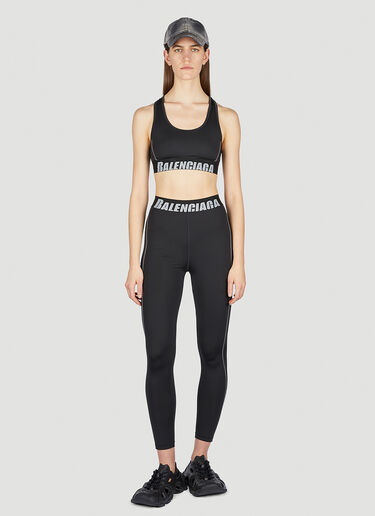 Racerback 运动文胸 Balenciaga Racerback 运动文胸 黑色 bal0250031
