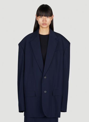 오버사이즈 블레이저 Balenciaga 오버사이즈 블레이저 네이비 bal0251005