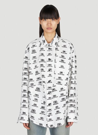 Swing 衬衫 Balenciaga Swing 衬衫 白色 bal0251018
