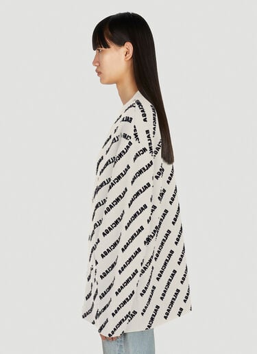 满版徽标嵌花开衫 Balenciaga 满版徽标嵌花开衫 黑色 bal0251032