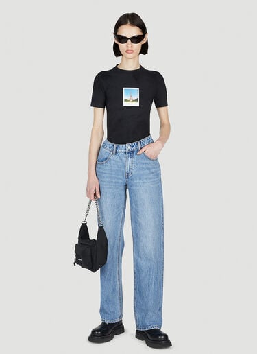 Balenciaga Polaroid T-Shirt Black bal0252038