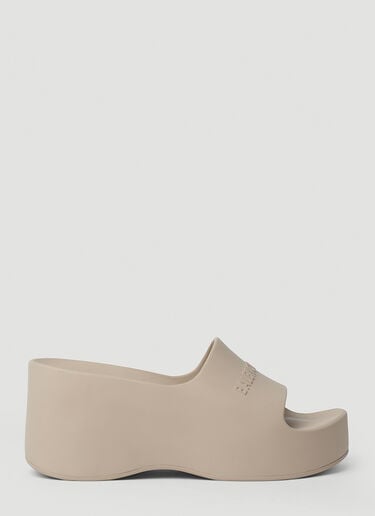 청키 플랫폼 슬라이드 Balenciaga 청키 플랫폼 슬라이드 베이지 bal0252068