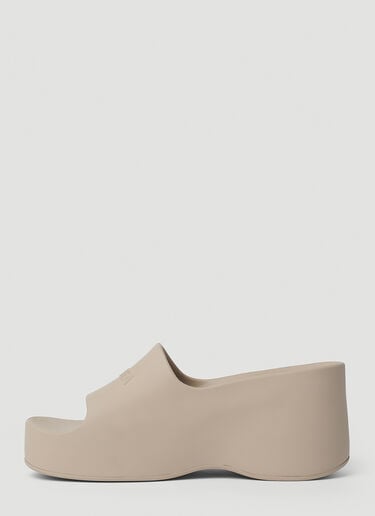 청키 플랫폼 슬라이드 Balenciaga 청키 플랫폼 슬라이드 베이지 bal0252068