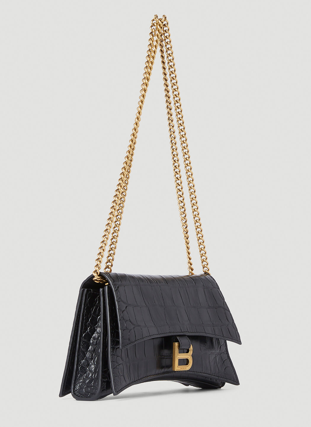 ショルダーバッグ・ポシェット BALENCIAGA Black Leather Crush Xs Shoulder Bag Crush Small leather shoulder bag in black - Balenciaga