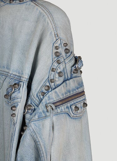 Cagole 超大牛仔夹克 Balenciaga Cagole 超大牛仔夹克 蓝 bal0254022
