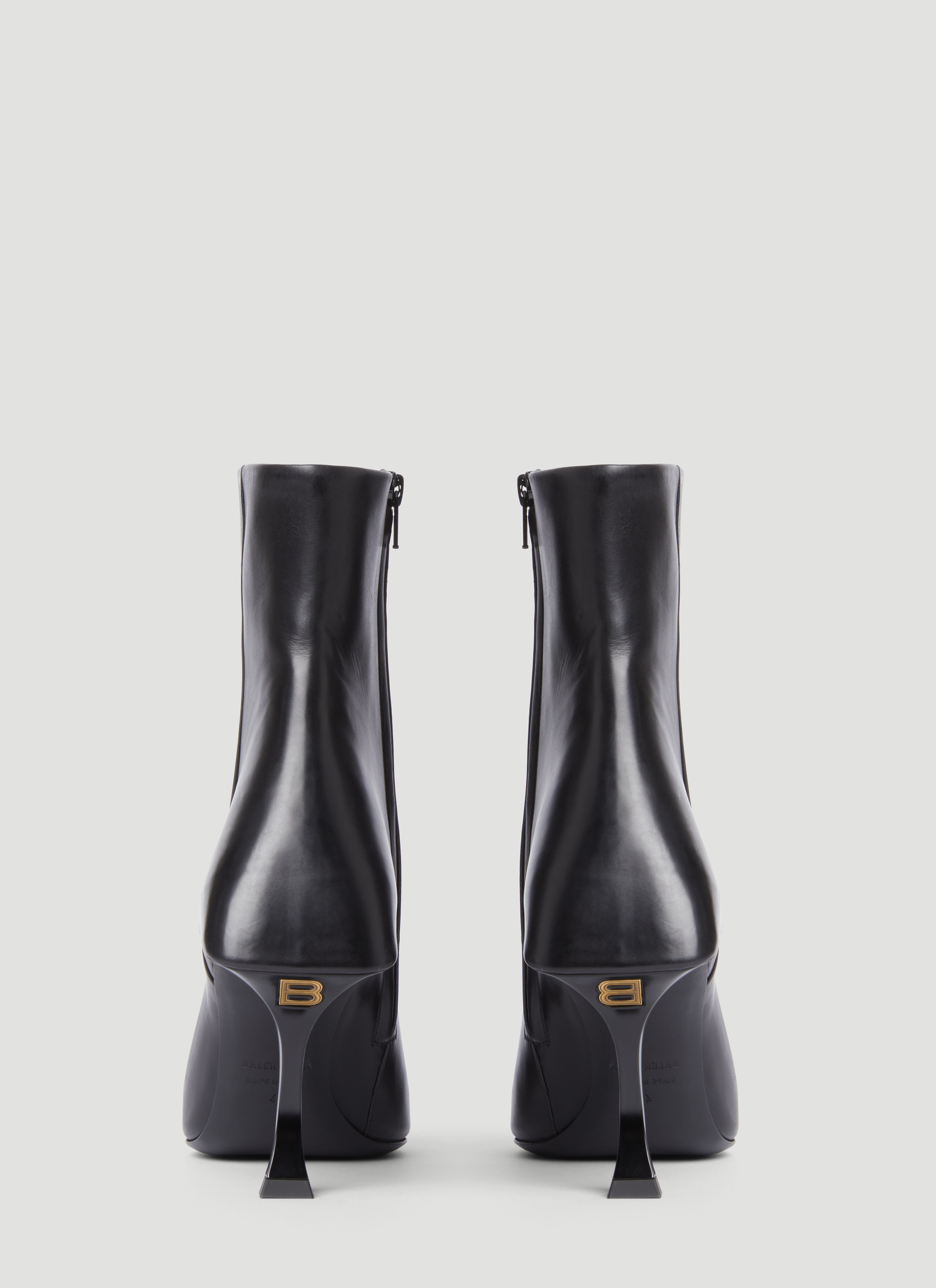 【BALENCIAGA】HOURGLASS 100mm オーバーニー・ブーツ Balenciaga Hourglass 100mm over-the-knee Boots | Black