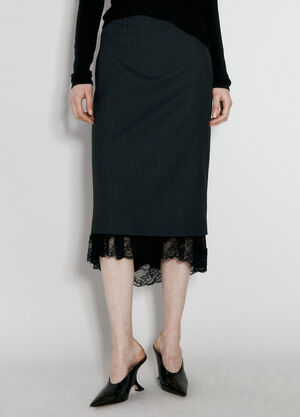 Balenciaga Lingerie Skirt Grey bal0256013