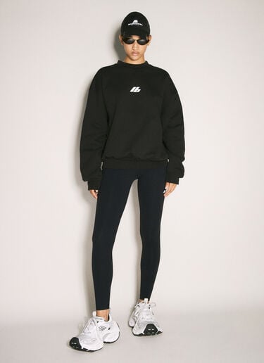 Activewear Crewneck Sweatshirt Balenciaga Activewear Crewneck Sweatshirt Black bal0257001