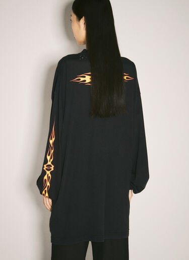 Burning Unity T-Shirt Balenciaga Burning Unity T-Shirt Black bal0257026
