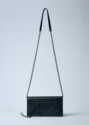 Balenciaga Le City Chain Wallet Black bal0259036