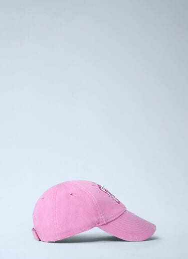 Logo Motif Baseball Cap Balenciaga Logo Motif Baseball Cap Pink bal0261013