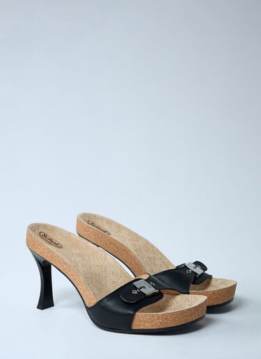 Scholl Heeled Sandals Balenciaga Scholl Heeled Sandals Black bal0261029