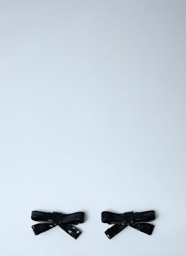 Bow Earrings Balenciaga Bow Earrings Black bal0261050