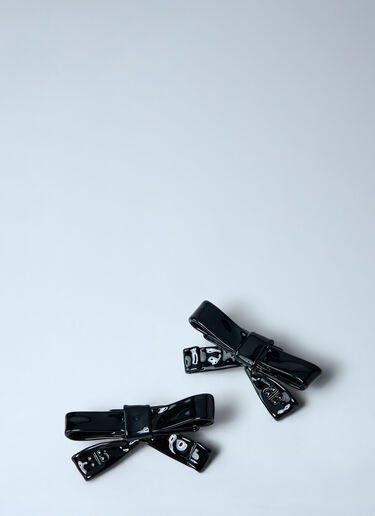 Bow Earrings Balenciaga Bow Earrings Black bal0261050