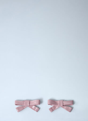 Bow Earrings Balenciaga Bow Earrings Pink bal0261051