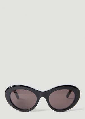 Balenciaga Monaco Round Sunglasses Black bcs0253006