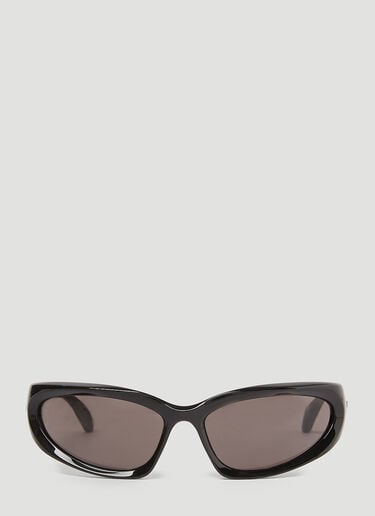 Balenciaga Swift Oval Sunglasses Black bcs0353003
