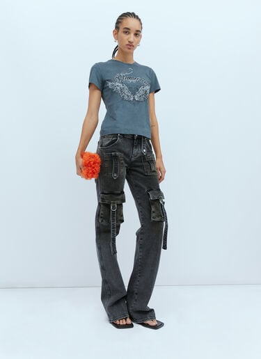 Cargo Jeans Blumarine Cargo Jeans Black blm0253004