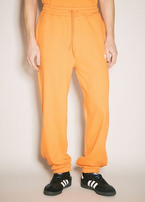 Boiler Room Logo Print Track Pants Orange bor0155006