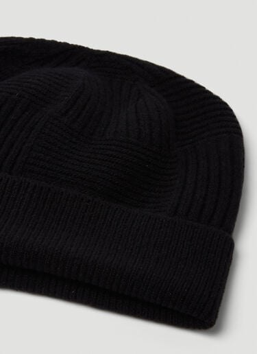 Intreccio Knit Beanie Hat Bottega Veneta Intreccio Knit Beanie Hat Black bov0149023