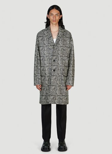 싱글 브레스티드 가죽 코트 Bottega Veneta 싱글 브레스티드 가죽 코트 그레이 bov0151020