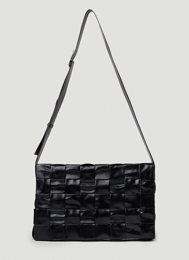 페이턴트 카세트 크로스바디 백 Bottega Veneta 페이턴트 카세트 크로스바디 백 블랙 bov0151073