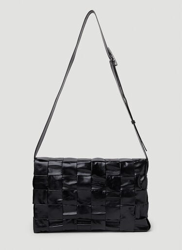 페이턴트 카세트 크로스바디 백 Bottega Veneta 페이턴트 카세트 크로스바디 백 블랙 bov0151073