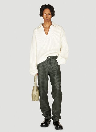Polo 领毛衣 Bottega Veneta Polo 领毛衣 乳白色 bov0153006