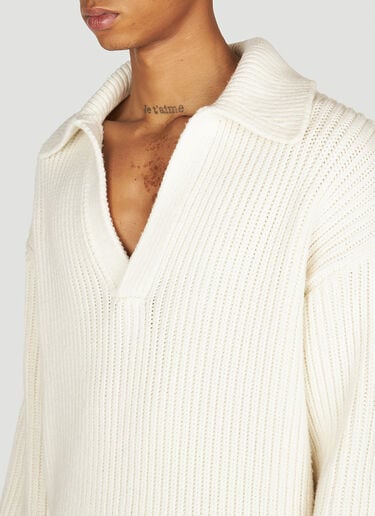 Polo 领毛衣 Bottega Veneta Polo 领毛衣 乳白色 bov0153006