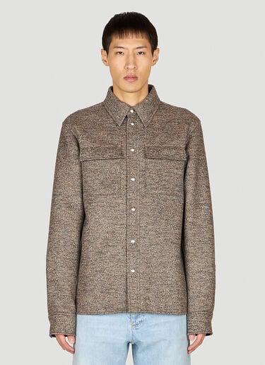 斜纹衬衫外套 Bottega Veneta 斜纹衬衫外套 棕色 bov0153013