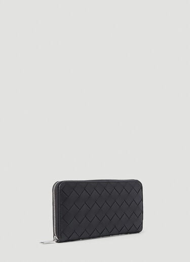 Intrecciato Zip Around Wallet Bottega Veneta Intrecciato Zip Around Wallet Black bov0153042