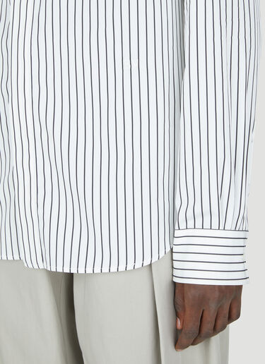 细条纹府绸衬衫 Bottega Veneta 细条纹府绸衬衫 白色 bov0154009
