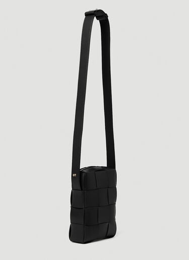 盒式结构拉链手机袋 Bottega Veneta 盒式结构拉链手机袋 黑色 bov0154021