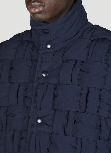 테크 나일론 인트레치아토 질레 Bottega Veneta 테크 나일론 인트레치아토 질레 네이비 bov0155001