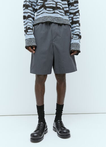 双裤腰短裤 Bottega Veneta 双裤腰短裤 灰色 bov0156005