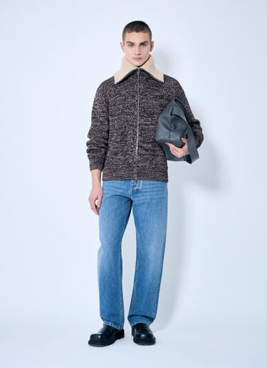 Cotton-And-Wool Cardigan Bottega Veneta Cotton-And-Wool Cardigan Brown bov0159003