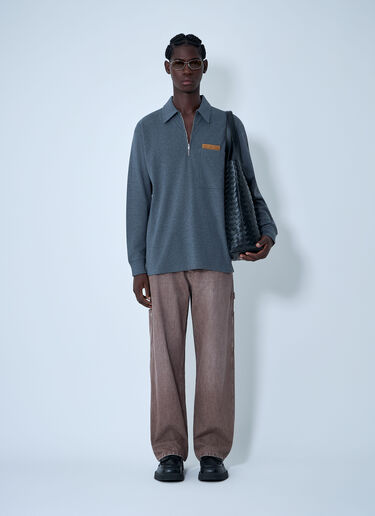 Washed Denim Jeans Bottega Veneta Washed Denim Jeans Brown bov0162002