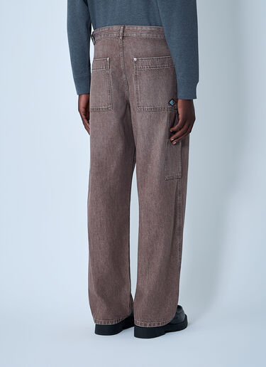 Bottega Veneta Washed Denim Jeans Brown bov0162002