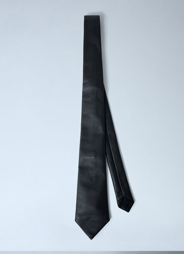 Smooth Leather Tie Bottega Veneta Smooth Leather Tie Brown bov0162006