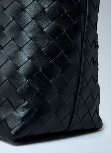 Small Intrecciato North-South Tote Bag Bottega Veneta Small Intrecciato North-South Tote Bag Black bov0162011