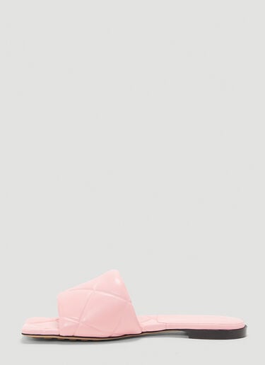 Rubber Lido Flat Sandals Bottega Veneta Rubber Lido Flat Sandals Pink bov0243043