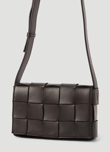 카세트 스몰 숄더백 Bottega Veneta 카세트 스몰 숄더백 블랙 bov0251037