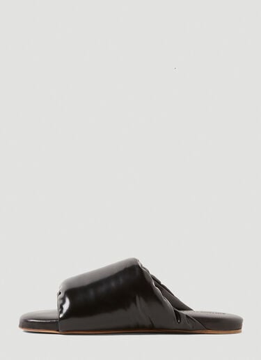 Flat Padded Sandals Bottega Veneta Flat Padded Sandals Black bov0251087