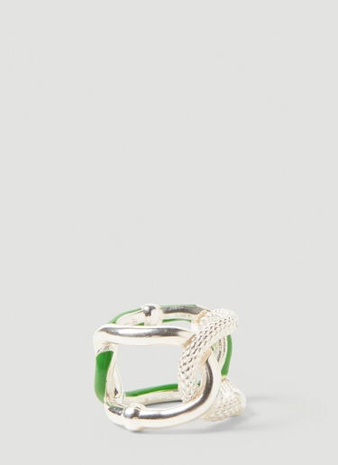 对比色链环戒指 Bottega Veneta 对比色链环戒指 银色 bov0251128