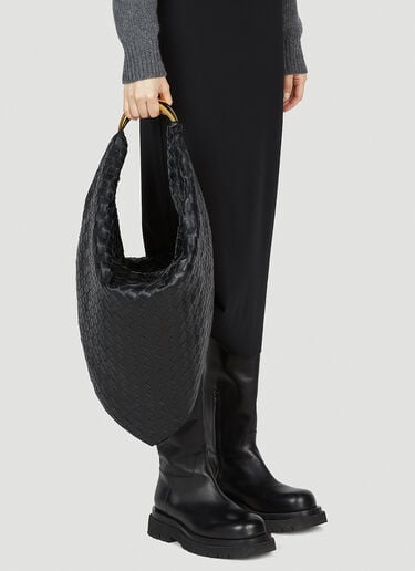 Bottega Veneta 풀라드 숄더백 다크 블루 bov0252024