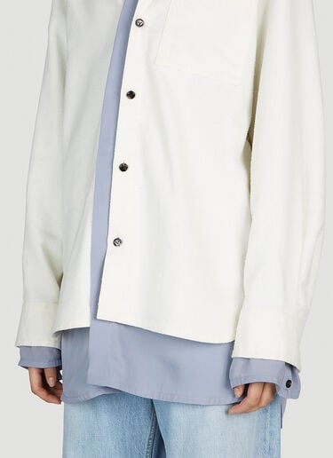 Bottega Veneta Double Layer Shirt White bov0252064
