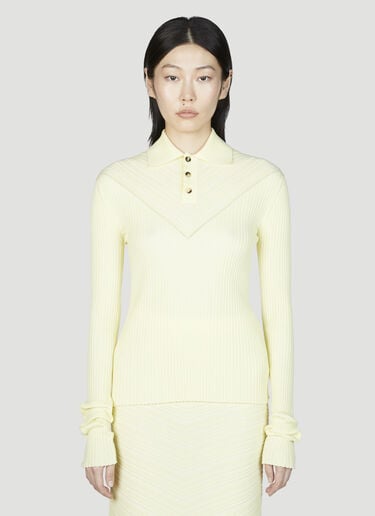 长袖罗纹上衣 Bottega Veneta 长袖罗纹上衣 黄色 bov0255017